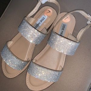 Steve Madden Rhinestone sandals!